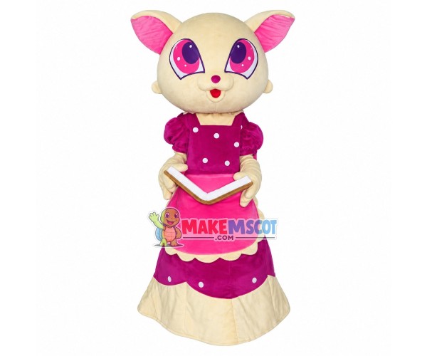 The Chef Cat In the Palace Dress Mascot Costume The Chef Cat In the Palace Dress Mascot Costume