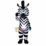 The Sky Blue Eyes Zebra Mascot Costume