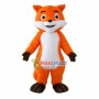 Agreeable Orange Furry Fox Mascot Costume