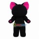 Cartoon Black Cat With Cross Pendant Mascot Costume