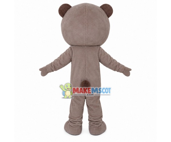 Cute Dog With Bear Suit Mascot Costume Cute Dog With Bear Suit Mascot Costume