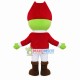 The Pirate Little Green Dragon Mascot Costume The Pirate Little Green Dragon Mascot Costume
