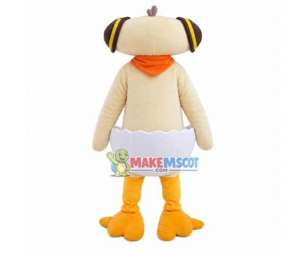 Funny Flat-headed Eggshell Duck Mascot Costume Funny Flat-headed Eggshell Duck Mascot Costume
