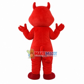 Adult Sharp Teeth Red Dragon Mascot Costume Adult Sharp Teeth Red Dragon Mascot Costume