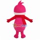 Cartoon Pink Dragon With Shawl Mascot Costume Cartoon Pink Dragon With Shawl Mascot Costume