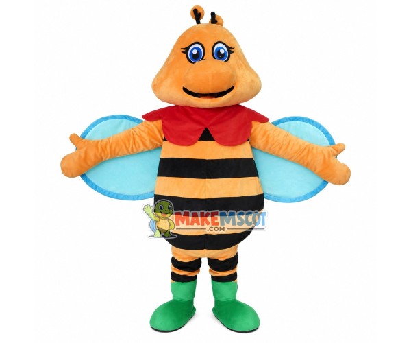 The Beautiful Fat Head Bee Mascot Costume The Beautiful Fat Head Bee Mascot Costume