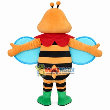 The Beautiful Fat Head Bee Mascot Costume The Beautiful Fat Head Bee Mascot Costume