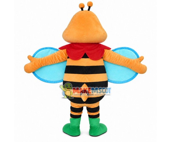 The Beautiful Fat Head Bee Mascot Costume The Beautiful Fat Head Bee Mascot Costume