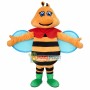 The Beautiful Fat Head Bee Mascot Costume