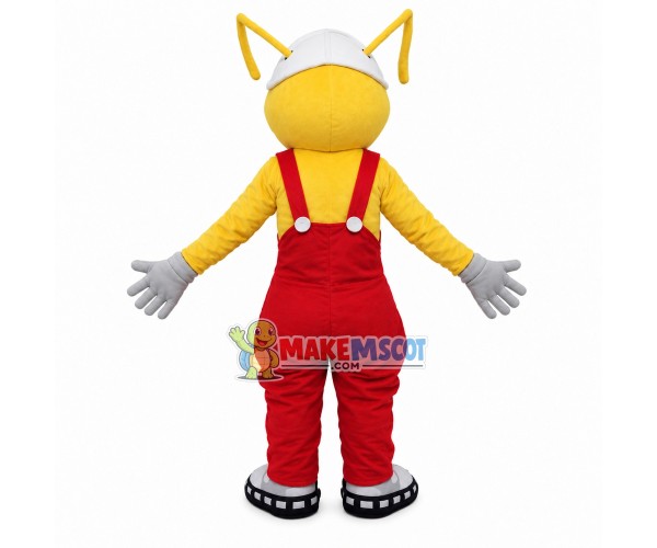 The Huge Bright Yellow Ant Mascot Costume The Huge Bright Yellow Ant Mascot Costume