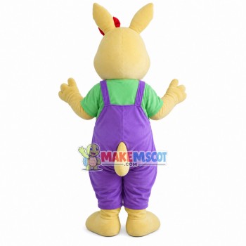 Soft Bunny In The Pocket Pants Mascot Costume Soft Bunny In The Pocket Pants Mascot Costume