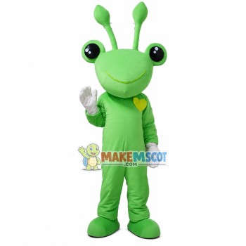 Adult Frog With Long Antennae Mascot Costume Adult Frog With Long Antennae Mascot Costume