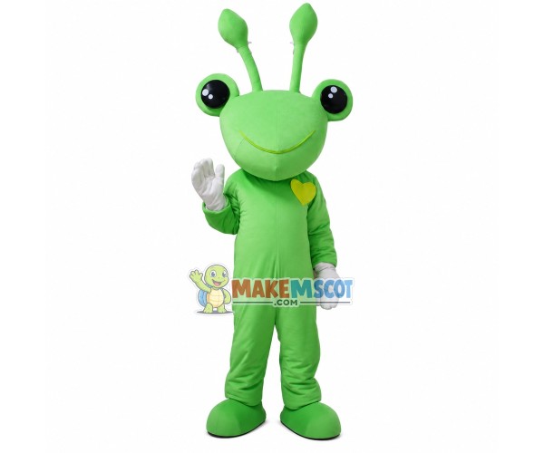 Adult Frog With Long Antennae Mascot Costume Adult Frog With Long Antennae Mascot Costume