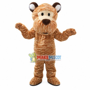 Striped Tiger Mascot Costume For Adult Striped Tiger Mascot Costume For Adult