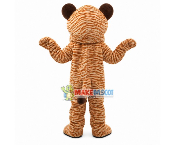 Striped Tiger Mascot Costume For Adult Striped Tiger Mascot Costume For Adult