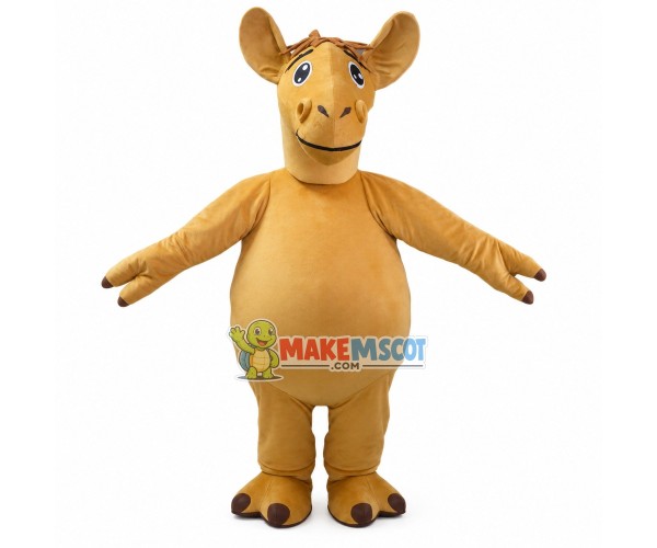 Old Deer With Forked Limbs Mascot Costume Old Deer With Forked Limbs Mascot Costume