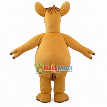 Old Deer With Forked Limbs Mascot Costume Old Deer With Forked Limbs Mascot Costume
