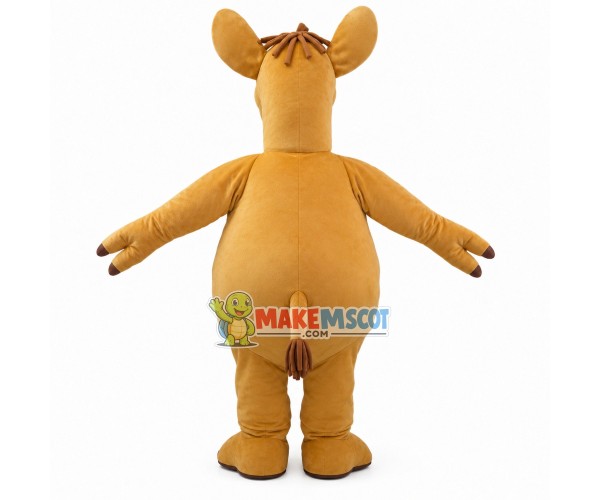 Old Deer With Forked Limbs Mascot Costume Old Deer With Forked Limbs Mascot Costume