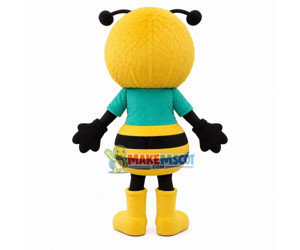 Big-headed Loop Bee Mascot Costume Big-headed Loop Bee Mascot Costume