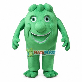 All Over Green Rock Monster Mascot Costume