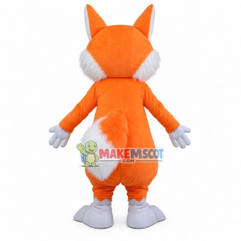 Little Orange Fox Mascot Soft Costume