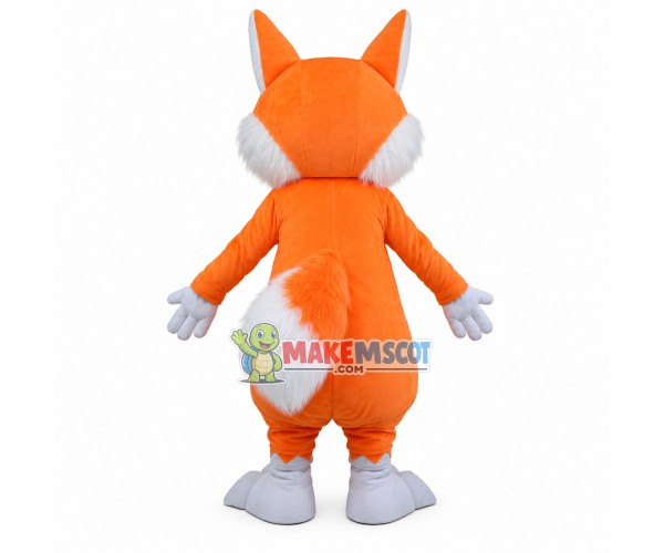 Little Orange Fox Mascot Soft Costume Little Orange Fox Mascot Soft Costume