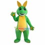 Cartoon Green Kangaroo Adult Mascot Costume