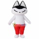 Squinted Cat Cartoon Mascot Costume