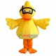 Yellow Duck Wearing Goggles Mascot Costume Yellow Duck Wearing Goggles Mascot Costume