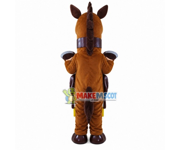 Foal With Raised Forelegs Mascot Costume Foal With Raised Forelegs Mascot Costume