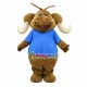 Big Belly Brown Hippo Mascot Costume Big Belly Brown Hippo Mascot Costume