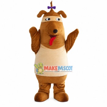 Pet Dog With Soaring Braid Mascot Costume