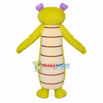Conspicuous Bright Yellow Stick Insect Mascot Costume Conspicuous Bright Yellow Stick Insect Mascot Costume