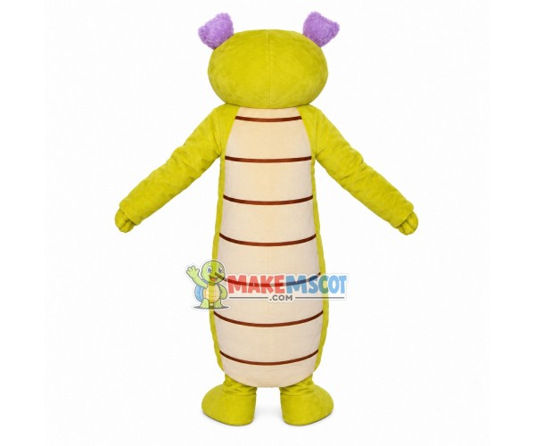 Conspicuous Bright Yellow Stick Insect Mascot Costume Conspicuous Bright Yellow Stick Insect Mascot Costume