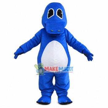 Cute Cartoon Blue Dragon Mascot Costume Cute Cartoon Blue Dragon Mascot Costume