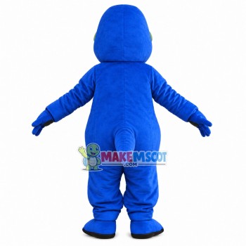 Cute Cartoon Blue Dragon Mascot Costume Cute Cartoon Blue Dragon Mascot Costume