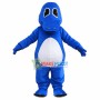Cute Cartoon Blue Dragon Mascot Costume