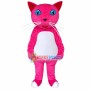 Long-bearded Rose Pink Leopard Mascot Costume
