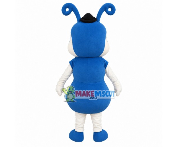 Dark Blue Soft Cartoon Ant Mascot Costume Dark Blue Soft Cartoon Ant Mascot Costume