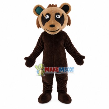 Evil Brown Bear Adult Mascot Costume