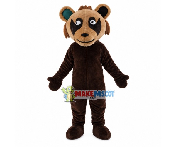 Evil Brown Bear Adult Mascot Costume Evil Brown Bear Adult Mascot Costume