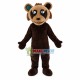 Evil Brown Bear Adult Mascot Costume Evil Brown Bear Adult Mascot Costume