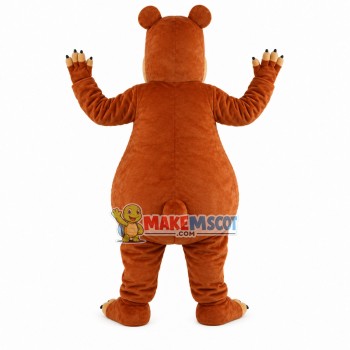 Soft Lightweight Brown Bear Mascot Costume Soft Lightweight Brown Bear Mascot Costume