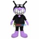 Black Big Mouth Alien Monster Mascot Costume Black Big Mouth Alien Monster Mascot Costume