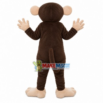 Clownish Monkey Showing Nipples Mascot Costume Clownish Monkey Showing Nipples Mascot Costume