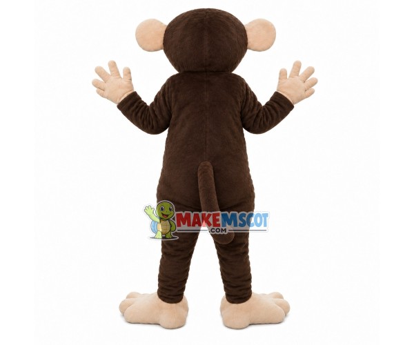 Clownish Monkey Showing Nipples Mascot Costume Clownish Monkey Showing Nipples Mascot Costume