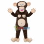 Clownish Monkey Showing Nipples Mascot Costume