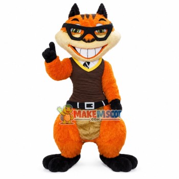 Capable Commando Tiger Mascot Costume Capable Commando Tiger Mascot Costume