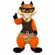 Capable Commando Tiger Mascot Costume Capable Commando Tiger Mascot Costume