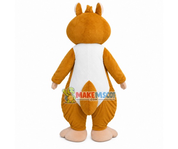 Simple-minded Little Squirrel Mascot Costume Simple-minded Little Squirrel Mascot Costume